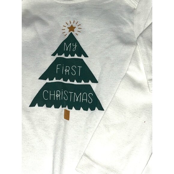 Carters Jumping Beans Baby Girls 18M Long Sleeve Christmas Bodysuit Set - Picture 8 of 9